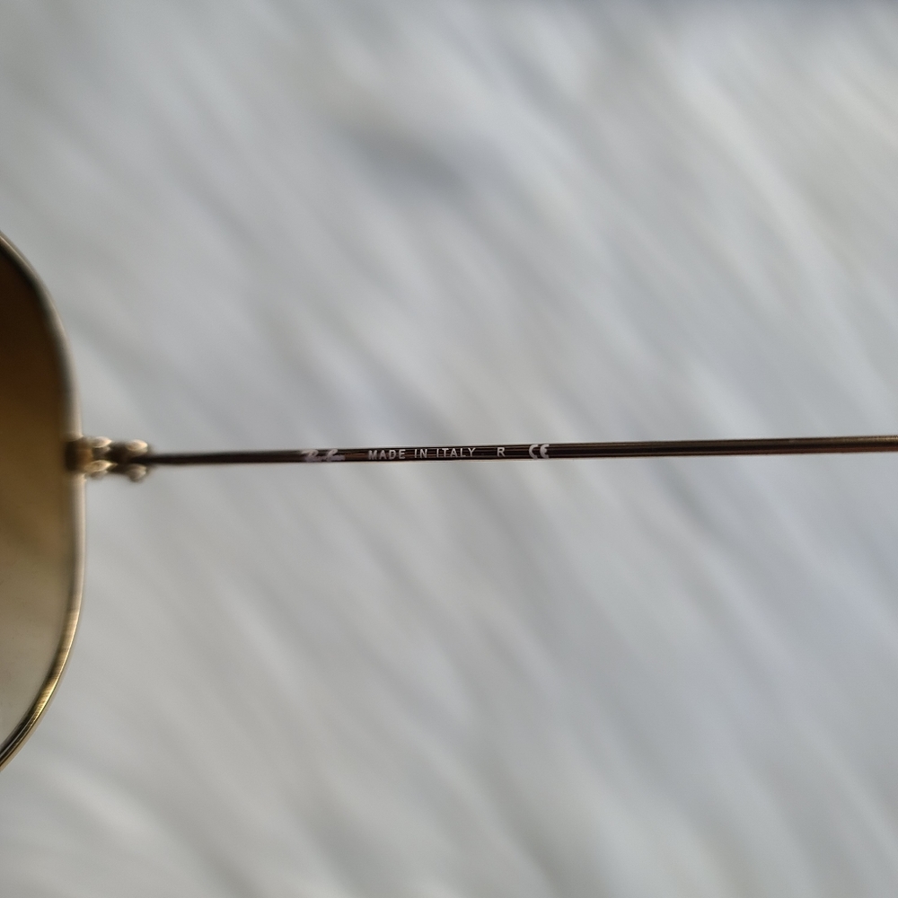Ray-Ban Aviator Gold Brown Gradient - Picture 8 of 11